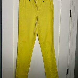Gucci Yellow Slim-Fit Stretch Pants Size 40 US 4-6